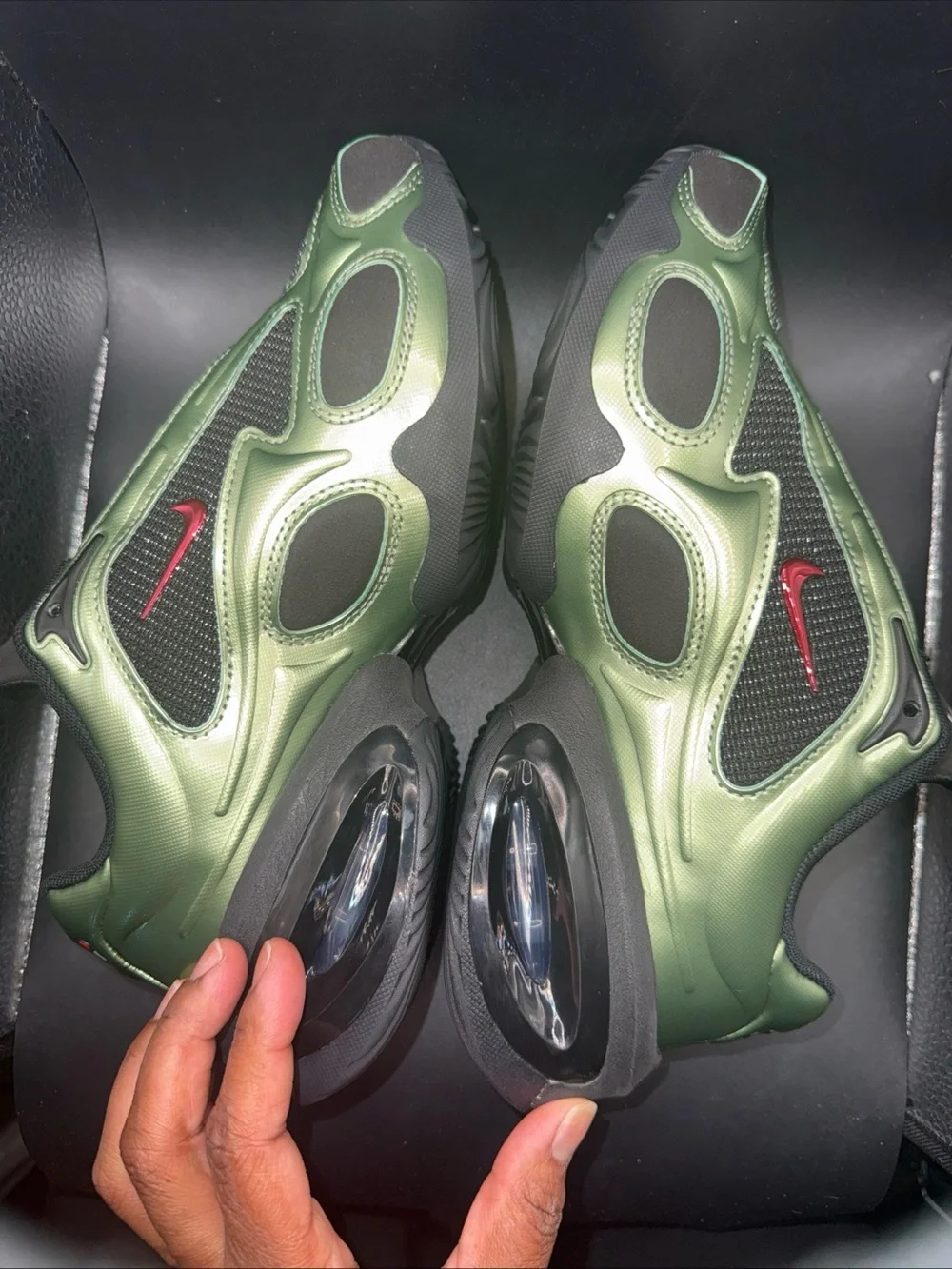 Size 7 - Nike Air Max Muse Metallic Oil Green Wmns, FV1920-004, New W/O Box